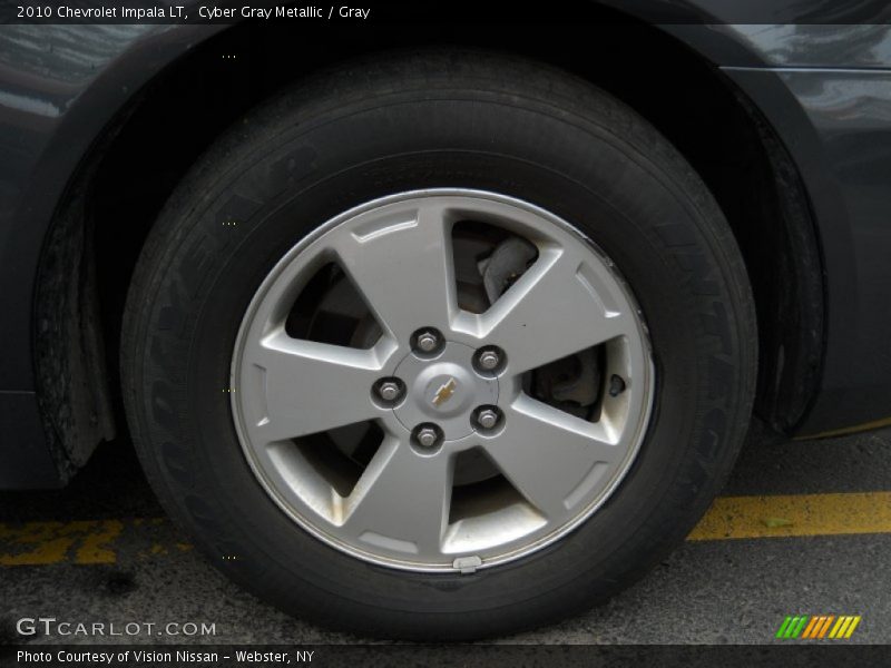 Cyber Gray Metallic / Gray 2010 Chevrolet Impala LT