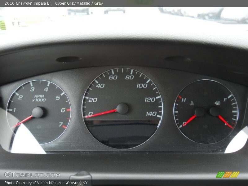 Cyber Gray Metallic / Gray 2010 Chevrolet Impala LT