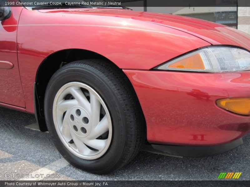 Cayenne Red Metallic / Neutral 1998 Chevrolet Cavalier Coupe