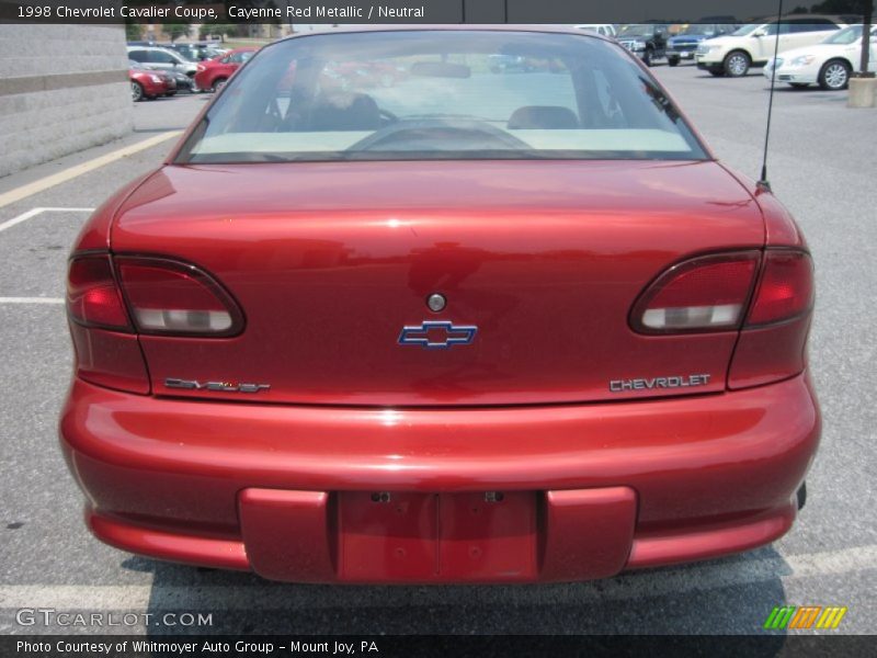  1998 Cavalier Coupe Cayenne Red Metallic
