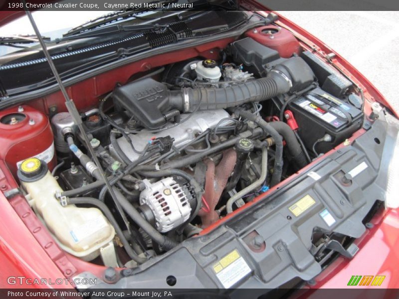  1998 Cavalier Coupe Engine - 2.2 Liter OHV 8-Valve 4 Cylinder