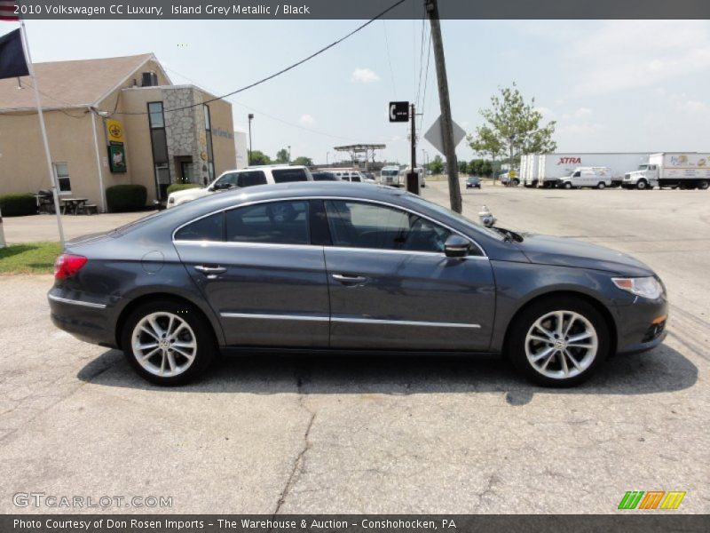 Island Grey Metallic / Black 2010 Volkswagen CC Luxury