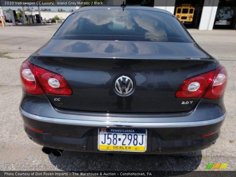 Island Grey Metallic / Black 2010 Volkswagen CC Luxury