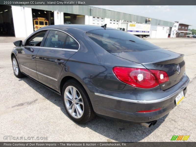 Island Grey Metallic / Black 2010 Volkswagen CC Luxury