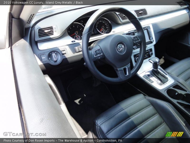 Island Grey Metallic / Black 2010 Volkswagen CC Luxury