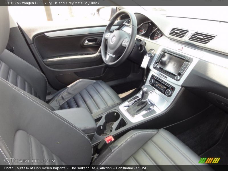 Island Grey Metallic / Black 2010 Volkswagen CC Luxury