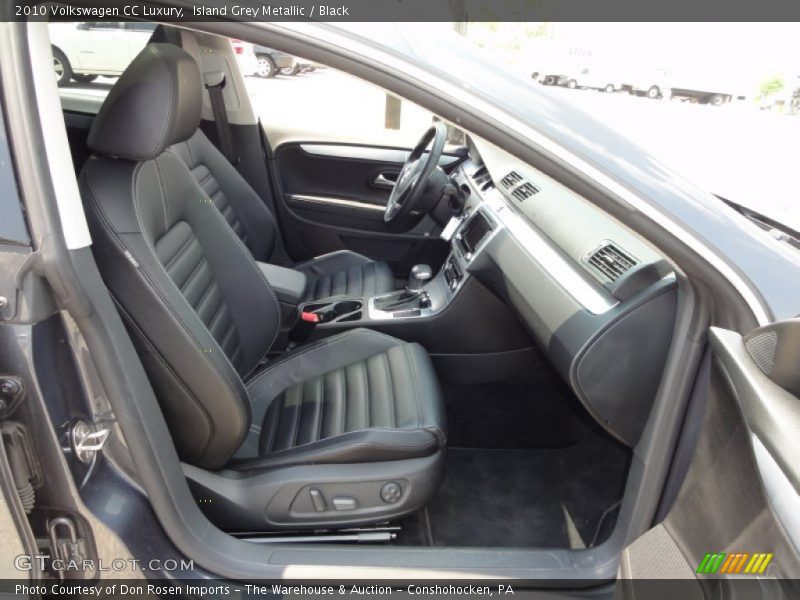 Island Grey Metallic / Black 2010 Volkswagen CC Luxury