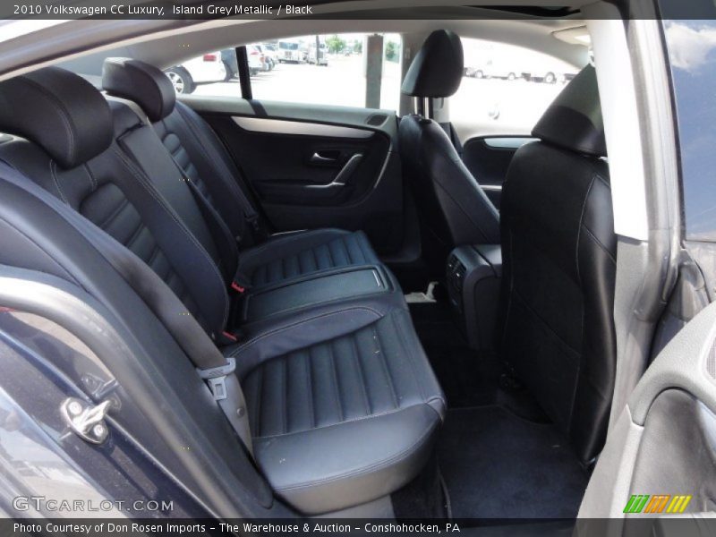 Island Grey Metallic / Black 2010 Volkswagen CC Luxury