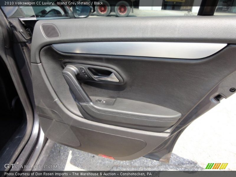 Island Grey Metallic / Black 2010 Volkswagen CC Luxury