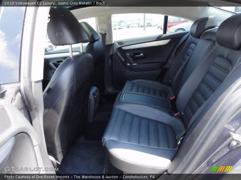 Island Grey Metallic / Black 2010 Volkswagen CC Luxury