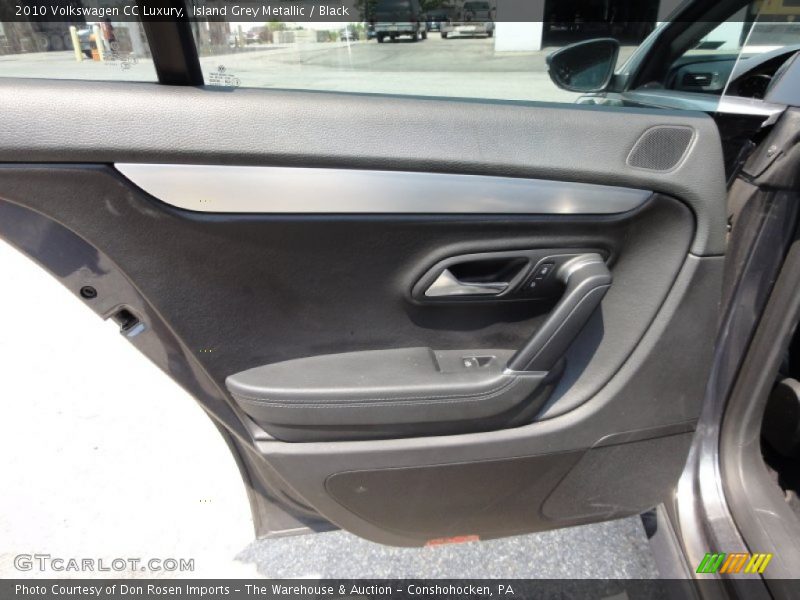 Island Grey Metallic / Black 2010 Volkswagen CC Luxury