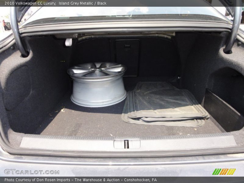 Island Grey Metallic / Black 2010 Volkswagen CC Luxury