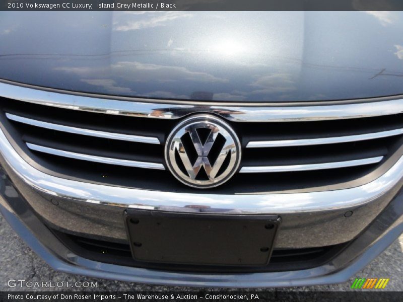 Island Grey Metallic / Black 2010 Volkswagen CC Luxury