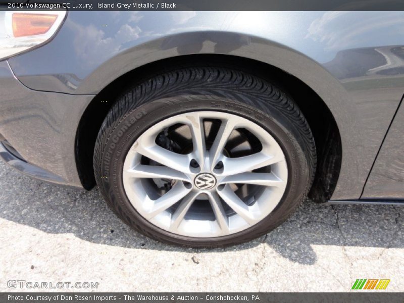 Island Grey Metallic / Black 2010 Volkswagen CC Luxury