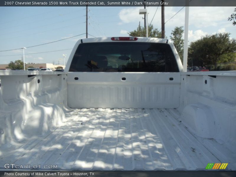 Summit White / Dark Titanium Gray 2007 Chevrolet Silverado 1500 Work Truck Extended Cab