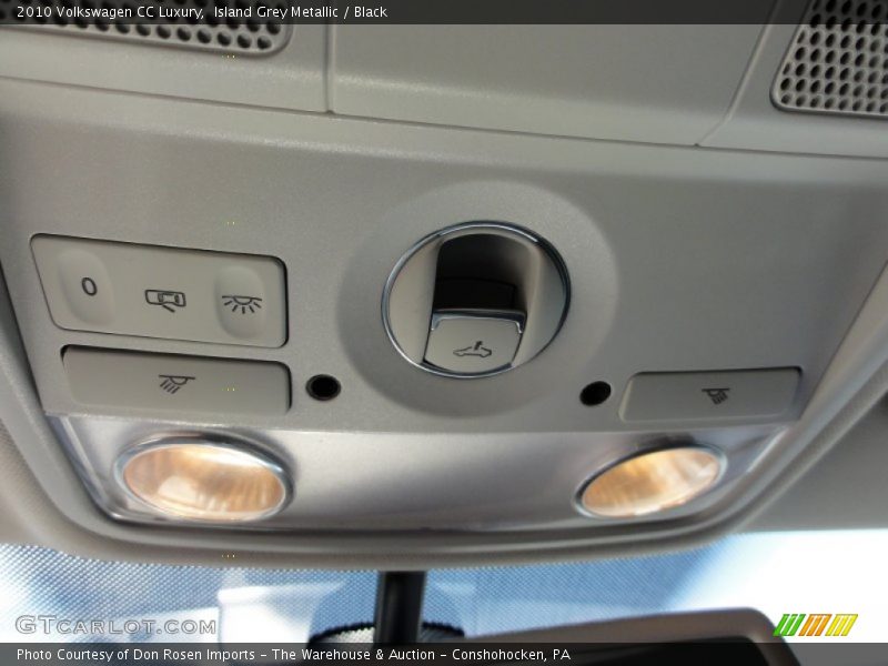 Island Grey Metallic / Black 2010 Volkswagen CC Luxury