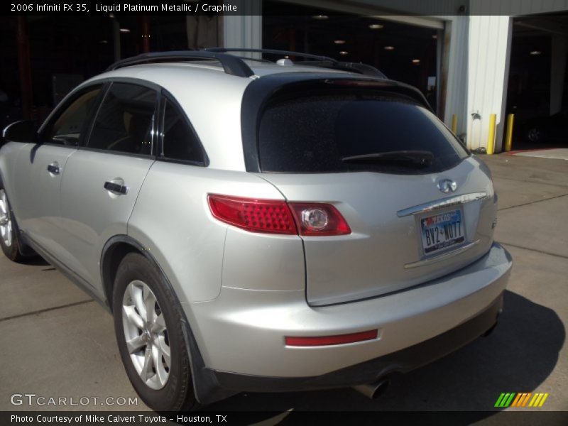 Liquid Platinum Metallic / Graphite 2006 Infiniti FX 35
