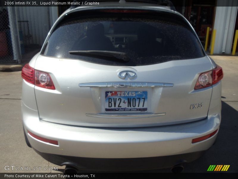 Liquid Platinum Metallic / Graphite 2006 Infiniti FX 35