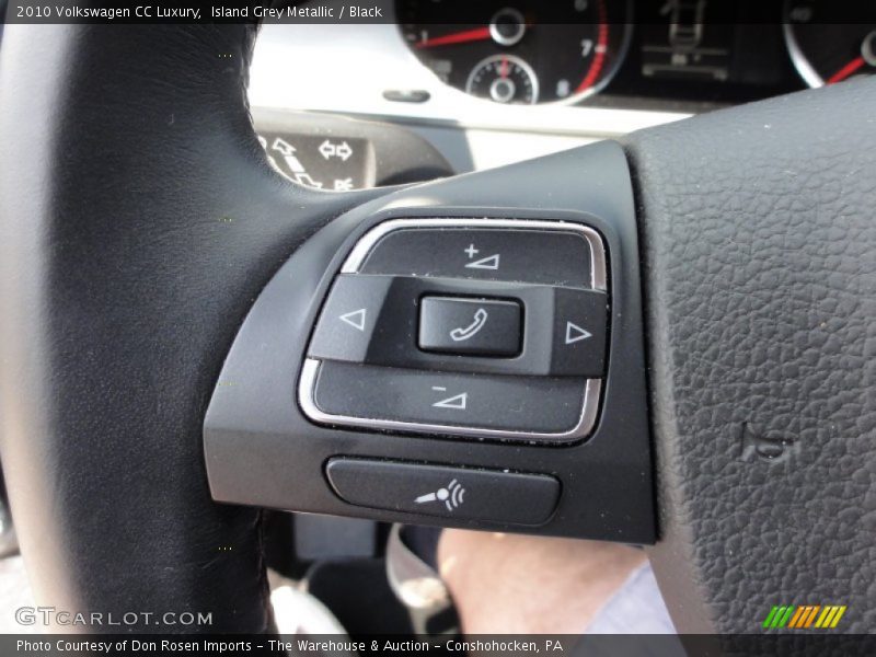 Island Grey Metallic / Black 2010 Volkswagen CC Luxury