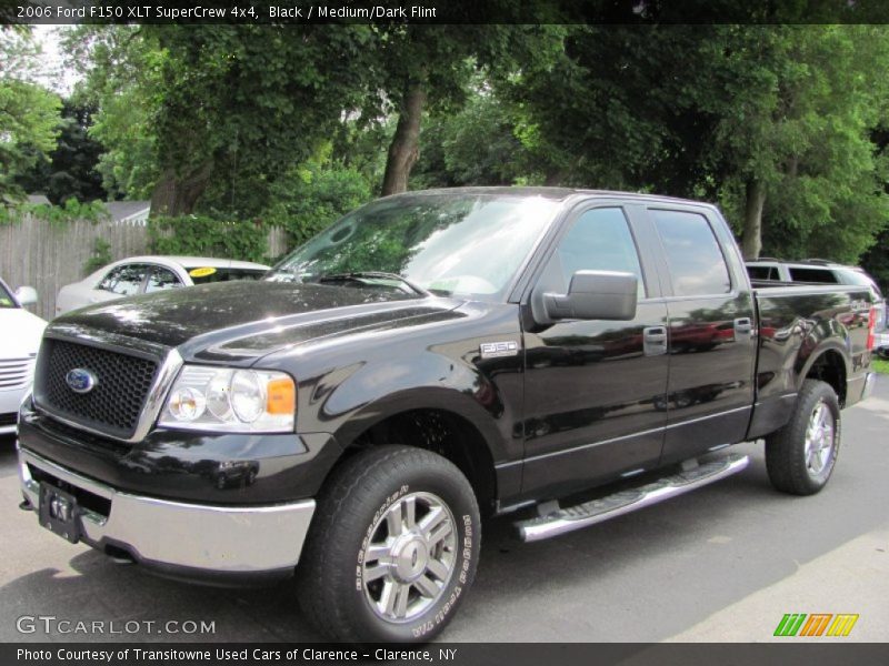 Black / Medium/Dark Flint 2006 Ford F150 XLT SuperCrew 4x4