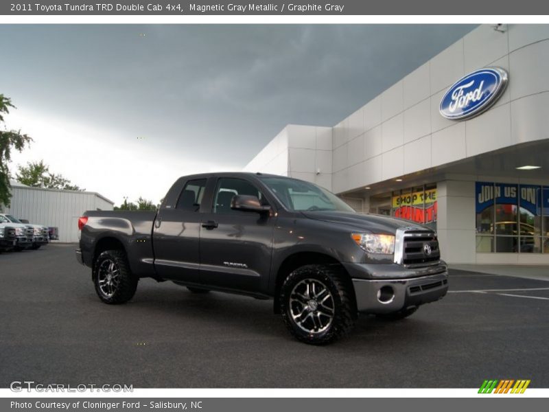 Magnetic Gray Metallic / Graphite Gray 2011 Toyota Tundra TRD Double Cab 4x4