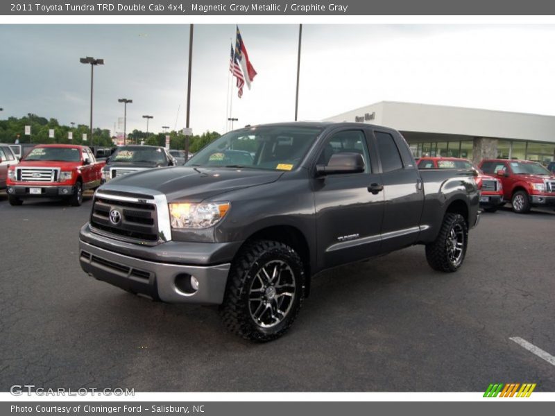 Magnetic Gray Metallic / Graphite Gray 2011 Toyota Tundra TRD Double Cab 4x4