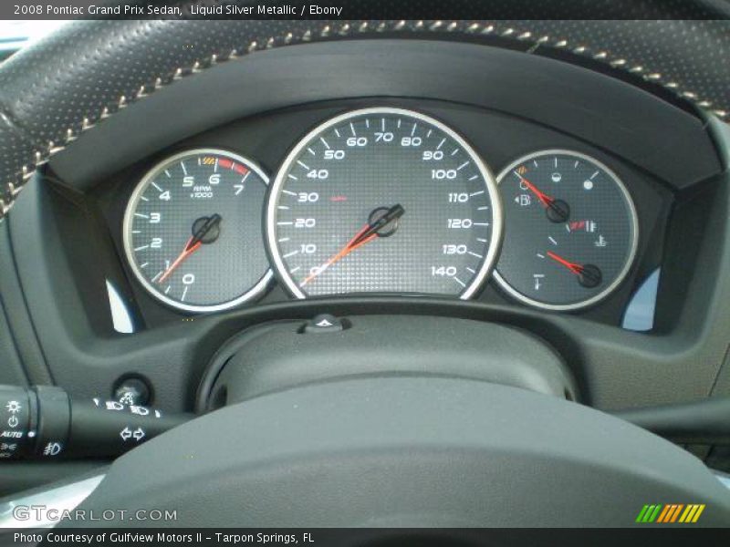 Liquid Silver Metallic / Ebony 2008 Pontiac Grand Prix Sedan