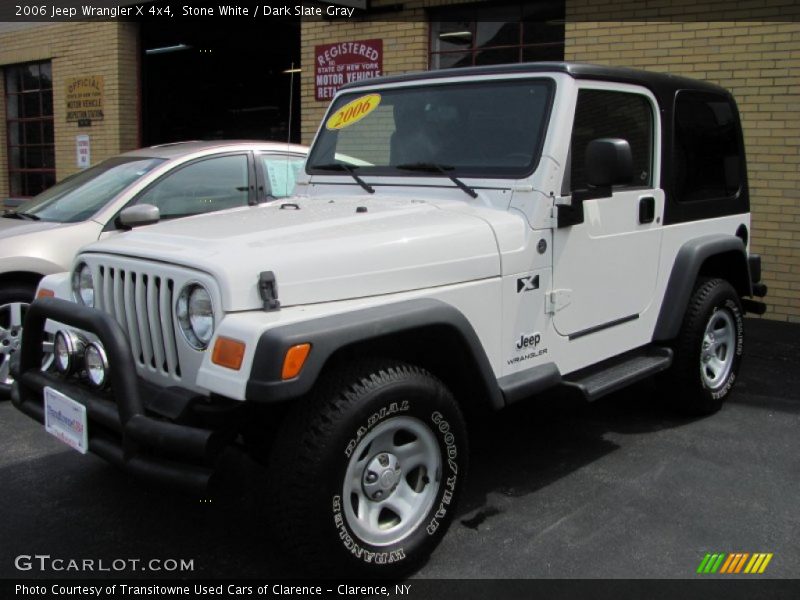 Stone White / Dark Slate Gray 2006 Jeep Wrangler X 4x4