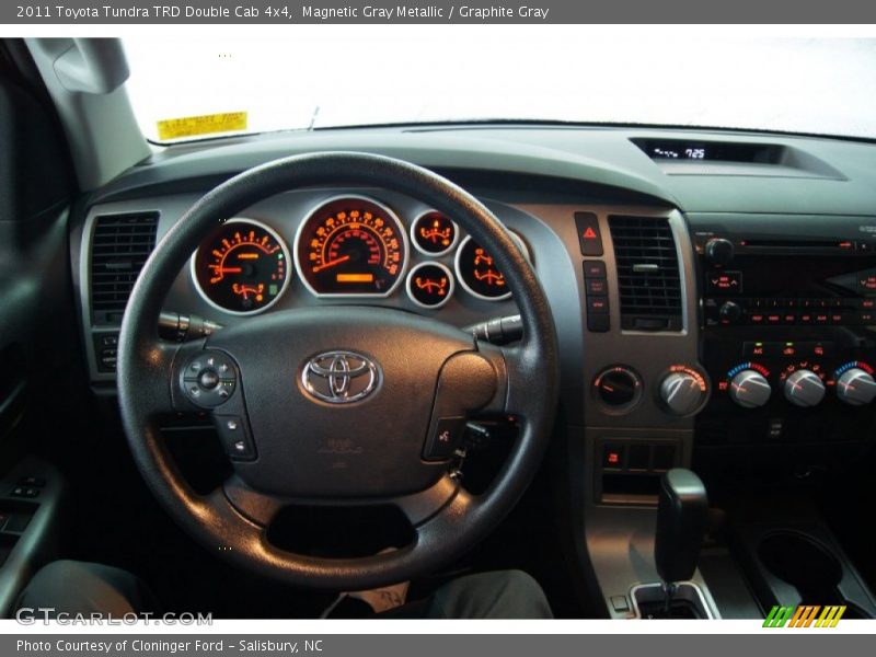 Magnetic Gray Metallic / Graphite Gray 2011 Toyota Tundra TRD Double Cab 4x4