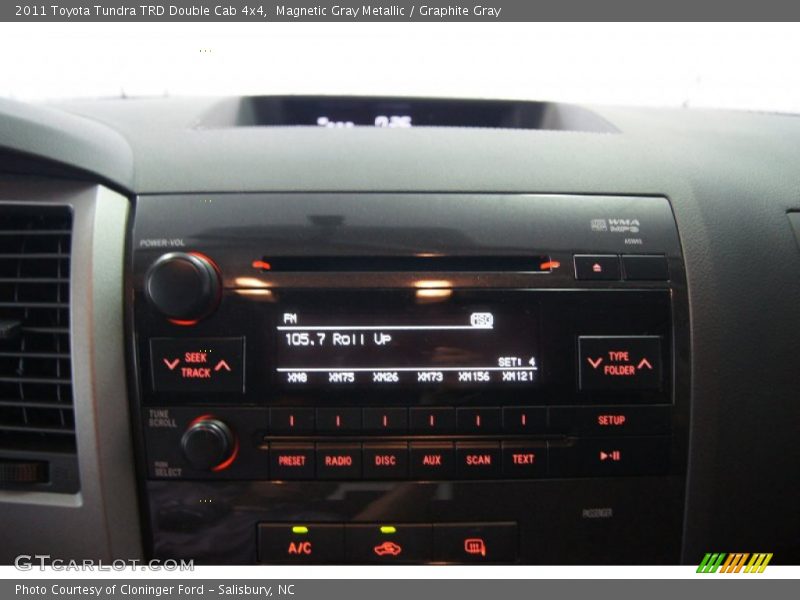 Magnetic Gray Metallic / Graphite Gray 2011 Toyota Tundra TRD Double Cab 4x4