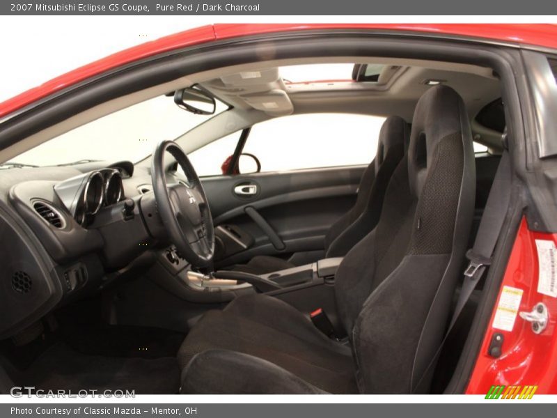Pure Red / Dark Charcoal 2007 Mitsubishi Eclipse GS Coupe