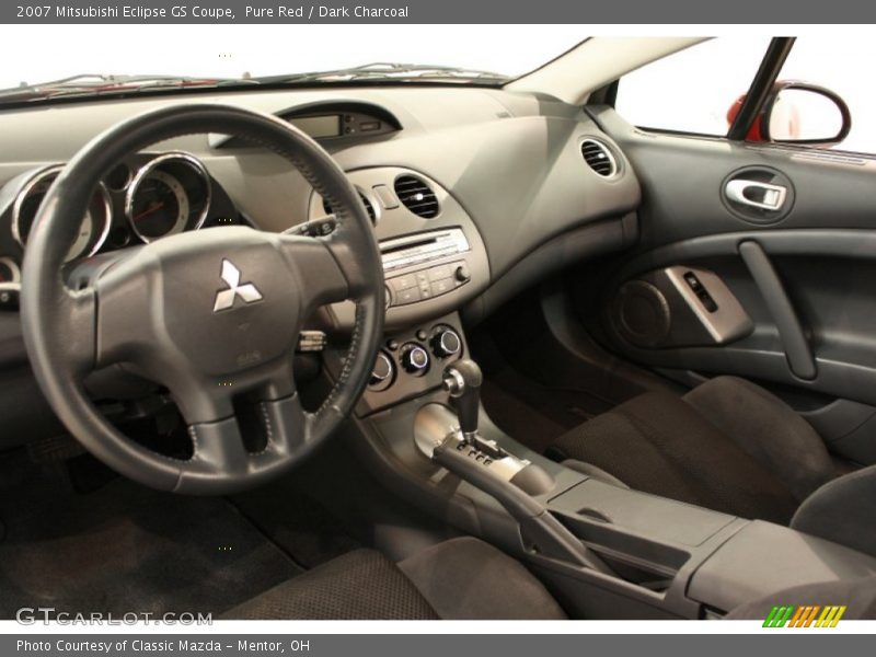 Pure Red / Dark Charcoal 2007 Mitsubishi Eclipse GS Coupe