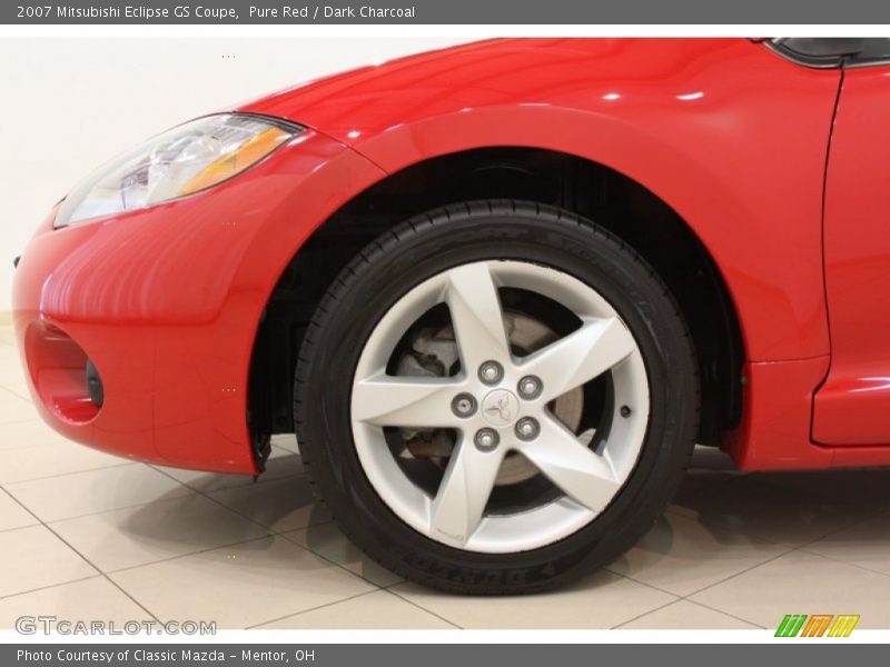 Pure Red / Dark Charcoal 2007 Mitsubishi Eclipse GS Coupe