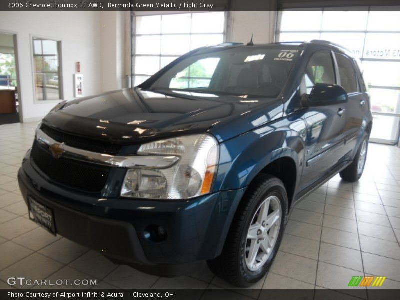 Bermuda Green Metallic / Light Gray 2006 Chevrolet Equinox LT AWD