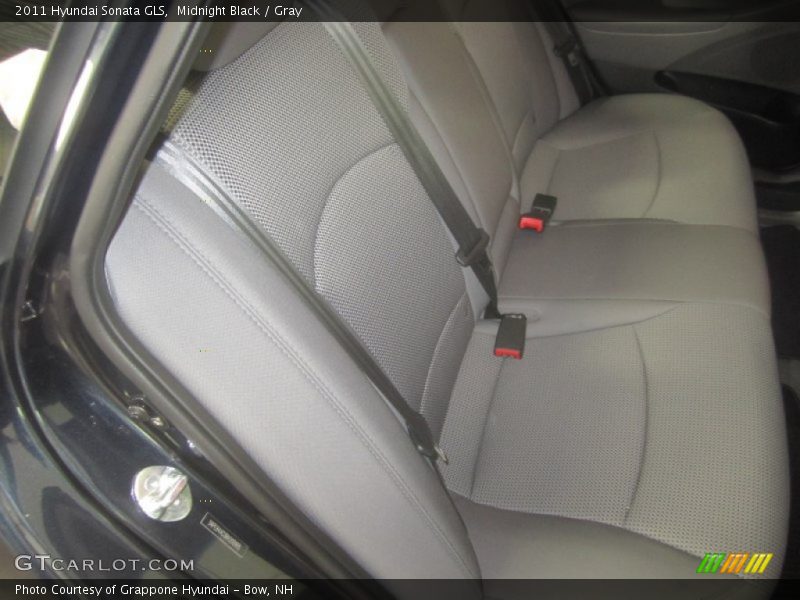 Midnight Black / Gray 2011 Hyundai Sonata GLS