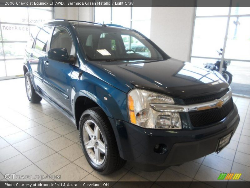 Bermuda Green Metallic / Light Gray 2006 Chevrolet Equinox LT AWD