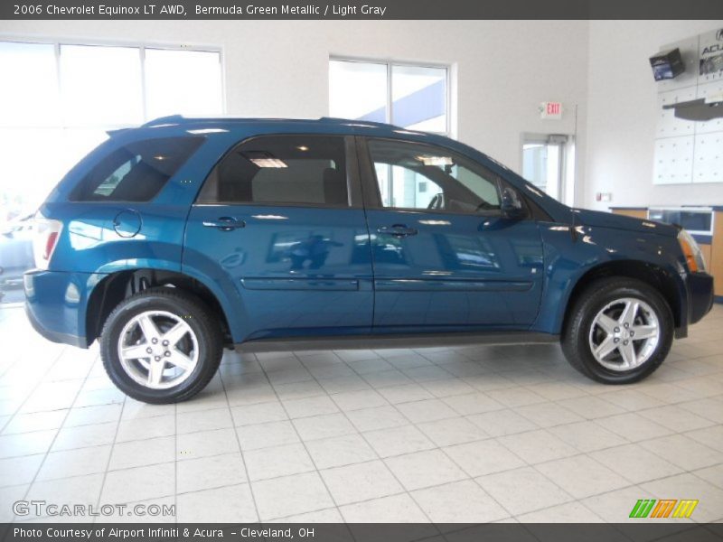 Bermuda Green Metallic / Light Gray 2006 Chevrolet Equinox LT AWD
