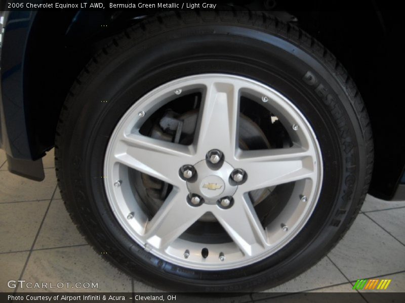 Bermuda Green Metallic / Light Gray 2006 Chevrolet Equinox LT AWD