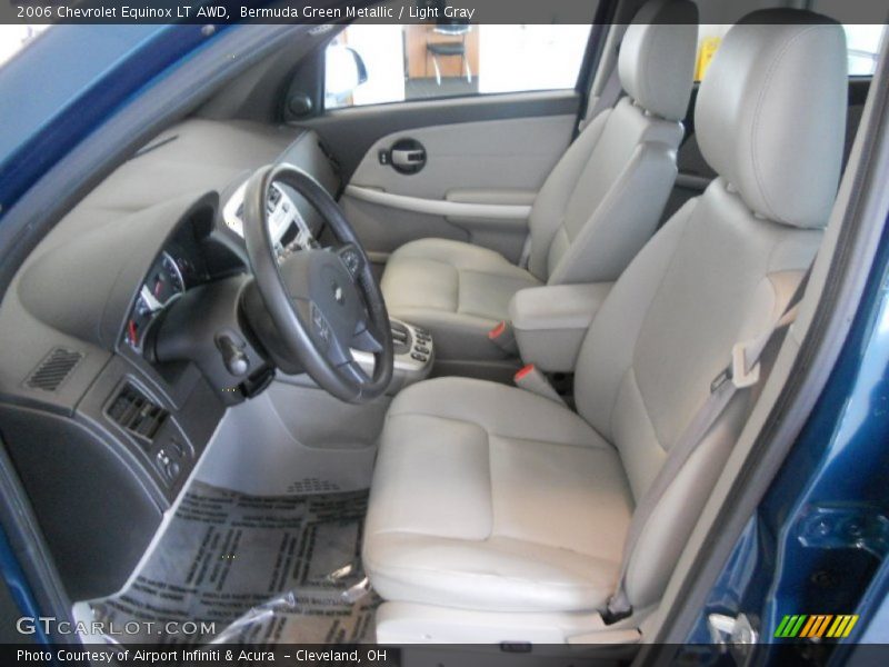 Bermuda Green Metallic / Light Gray 2006 Chevrolet Equinox LT AWD