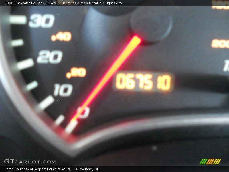 Bermuda Green Metallic / Light Gray 2006 Chevrolet Equinox LT AWD