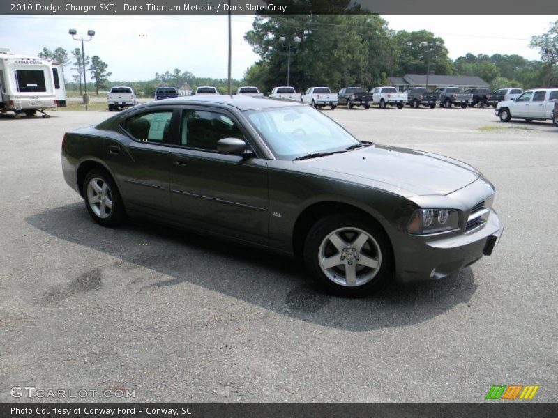 Dark Titanium Metallic / Dark Slate Gray 2010 Dodge Charger SXT