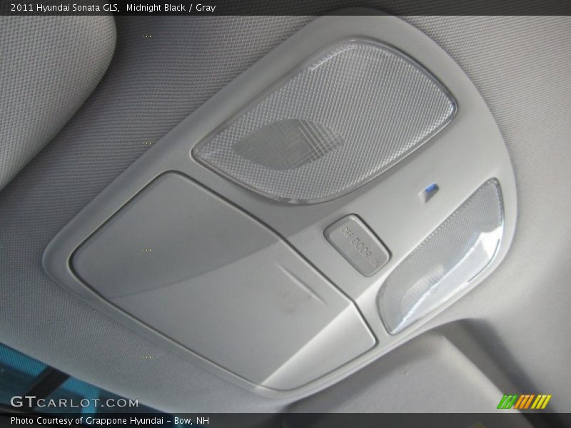 Midnight Black / Gray 2011 Hyundai Sonata GLS