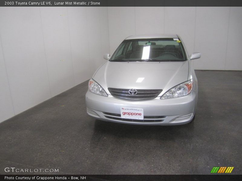 Lunar Mist Metallic / Stone 2003 Toyota Camry LE V6