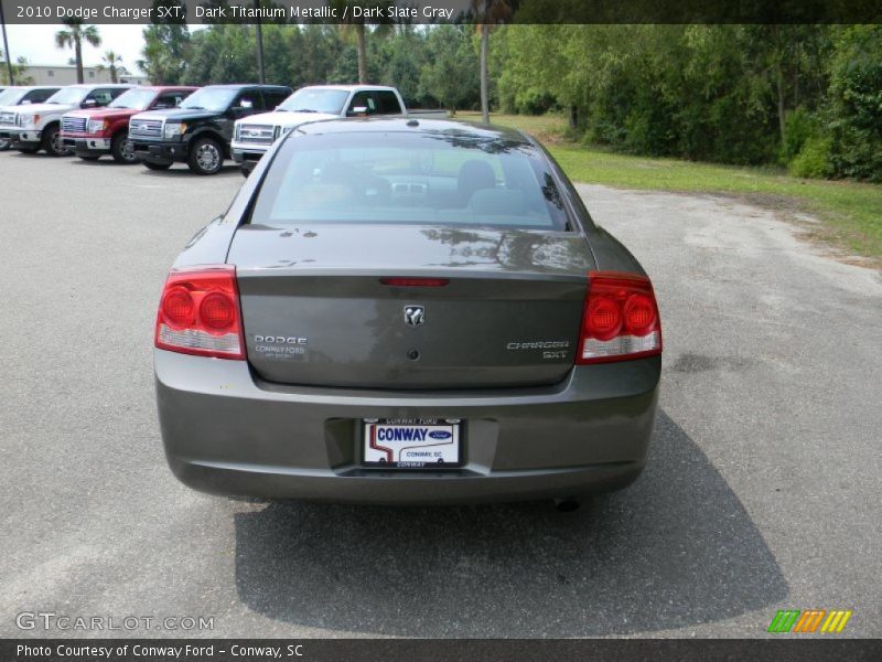 Dark Titanium Metallic / Dark Slate Gray 2010 Dodge Charger SXT
