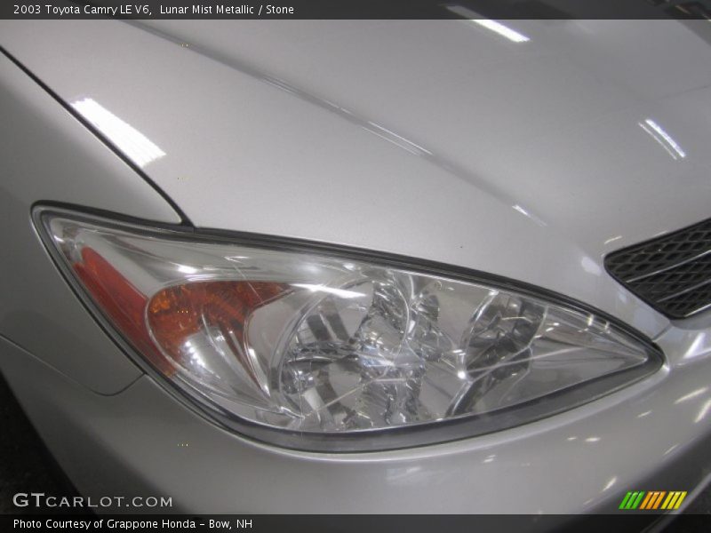 Lunar Mist Metallic / Stone 2003 Toyota Camry LE V6