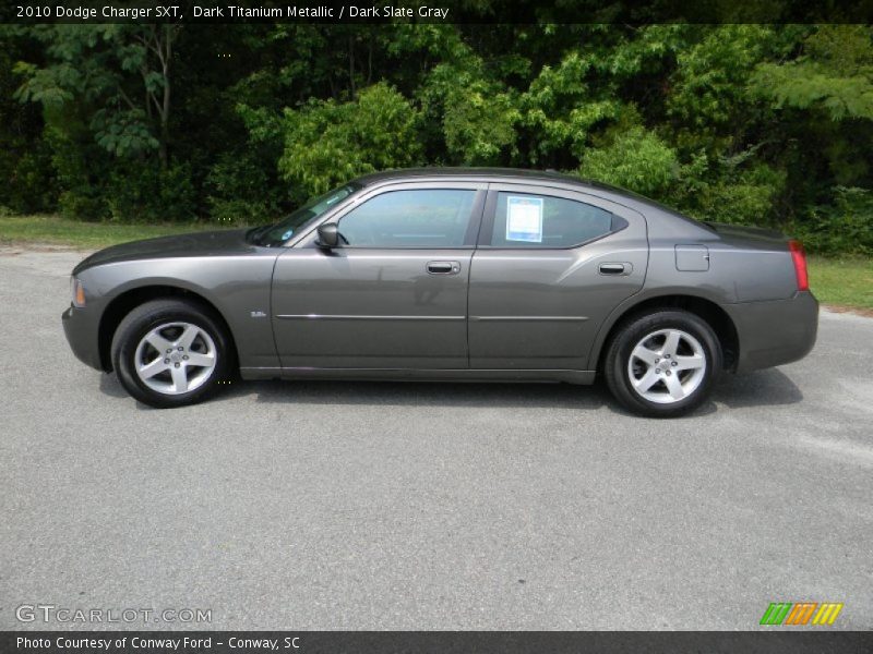 Dark Titanium Metallic / Dark Slate Gray 2010 Dodge Charger SXT