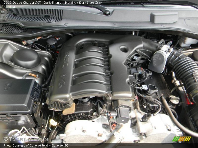 Dark Titanium Metallic / Dark Slate Gray 2010 Dodge Charger SXT
