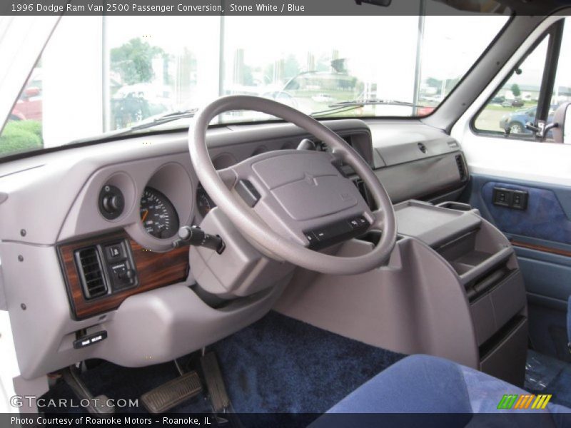 Dashboard of 1996 Ram Van 2500 Passenger Conversion