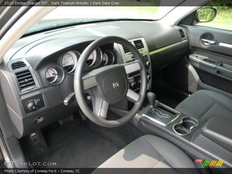 Dark Titanium Metallic / Dark Slate Gray 2010 Dodge Charger SXT