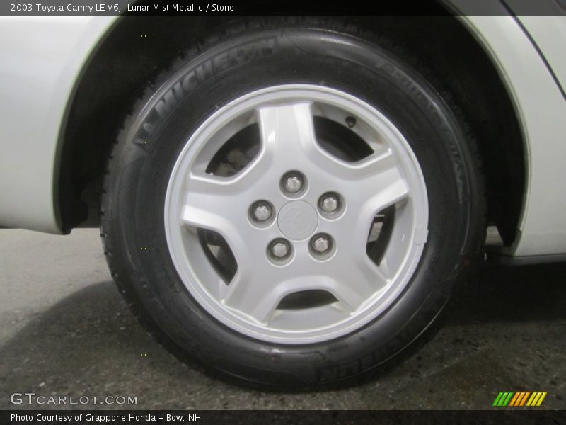 Lunar Mist Metallic / Stone 2003 Toyota Camry LE V6